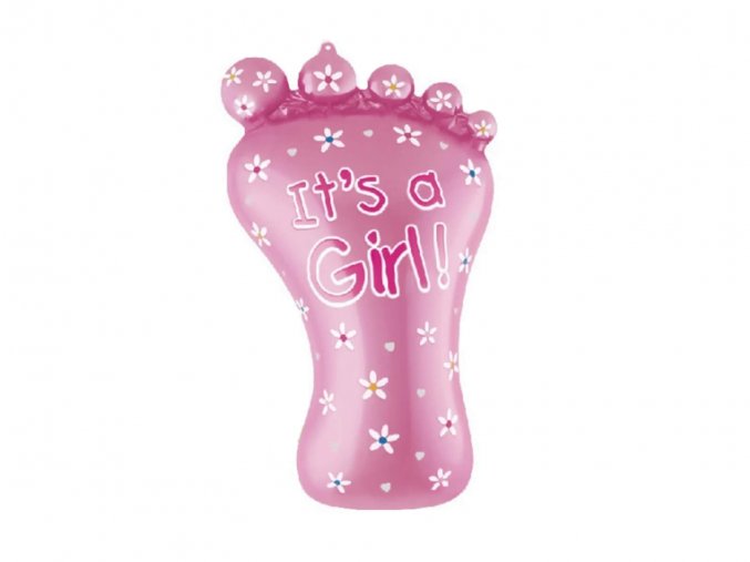 eng pl Baby Girl Foil Balloon 79 cm 53787 2