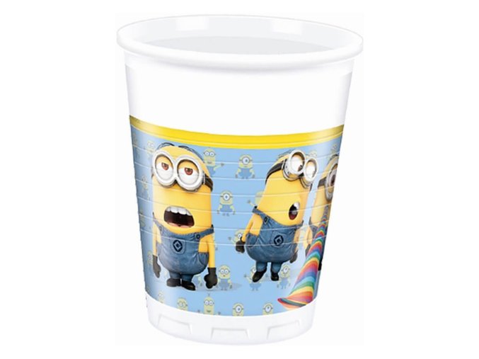 eng pl Minions Plastic Cups 200 ml 8 pcs 22966 1