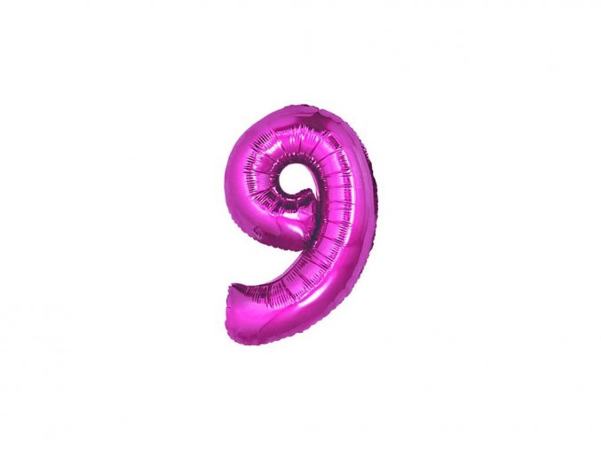 8793 eng pl mini shape number 6 pink foil balloon 35 cm 1 pc 26669 2