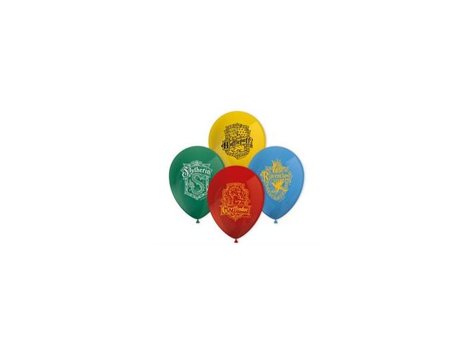 balony harry potter hogwarts houses 8 szt