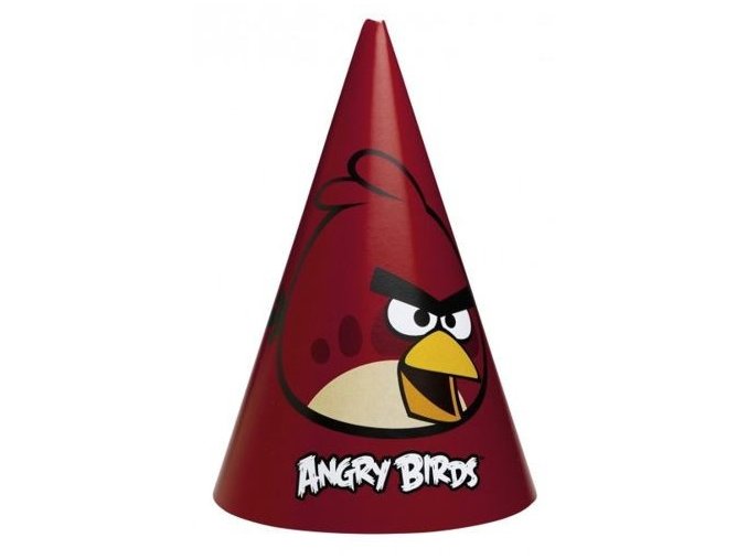 Klobúčiky Angry Birds 6ks v balení