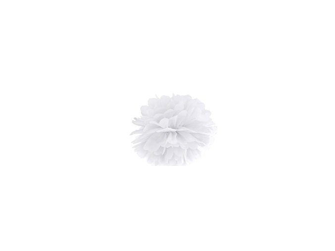 Pompom White 35cm