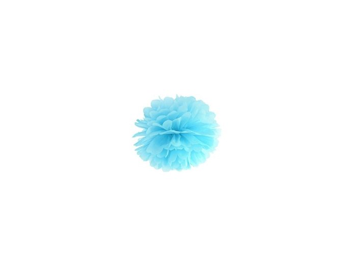 Pompom Sky Blue 35cm