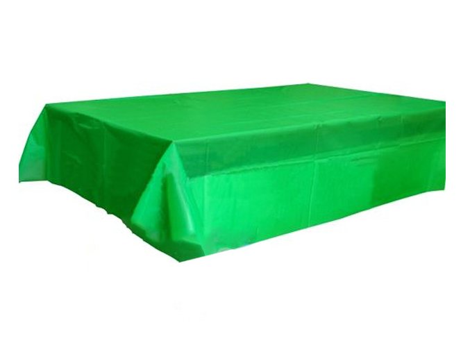 Obrus zelený plastový 120x140cm