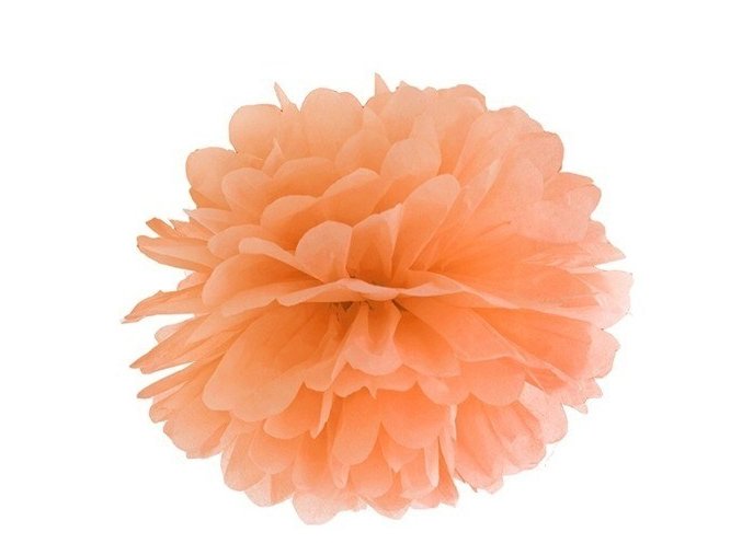 Pompom oranžový 35cm