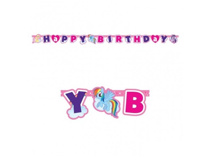 Banner My Little Pony Happy Birthday 1,8m