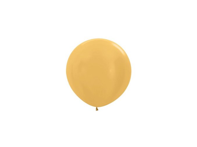 metallic gold arany szinu kerek lufi sx36570s