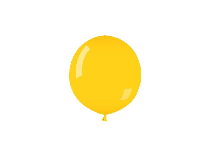 Jumbo latexový balón Yellow 75cm