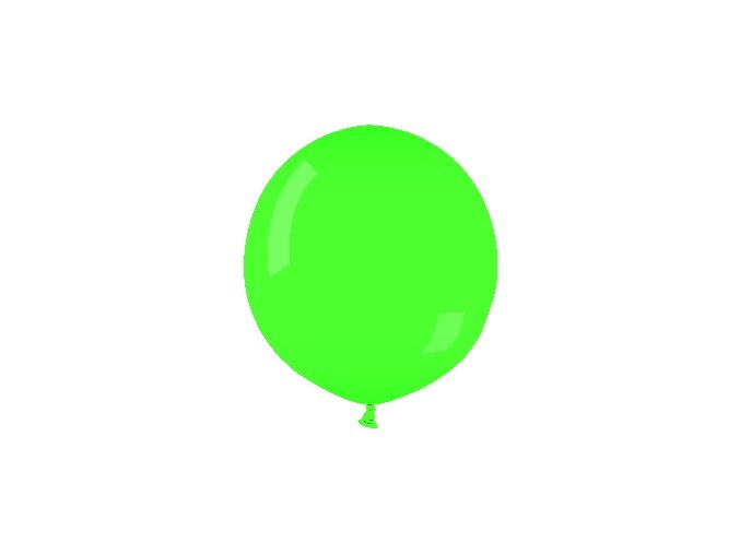 Jumbo balón latexový Zelený 75cm