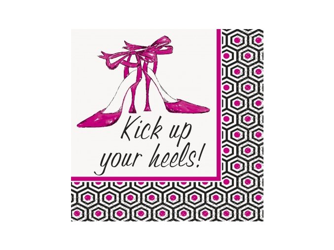Servítky Kick up your heels! 16ks v balení