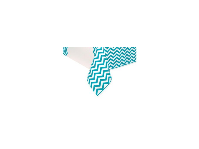 Obrus Caribbean Teal Chevron 1ks v balení