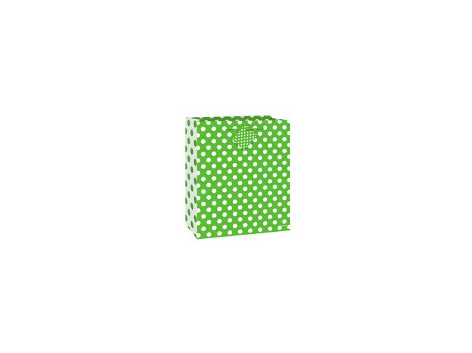 Taštička Lime Green Dots 1ks v balení
