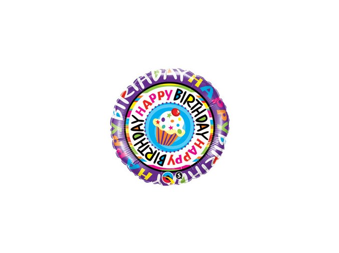 Fóliový balón Happy Birthday Maffin 46cm