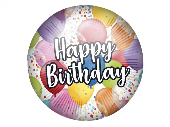 eng pl Happy Birthday Balloons Foil Balloon 46 cm 1 pc 53001 1