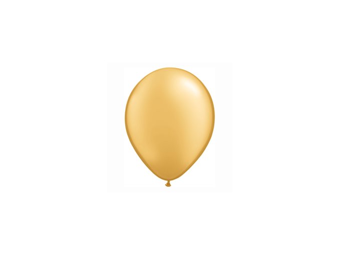Latexový balón 16" Metalický Zlatý 1ks v balení