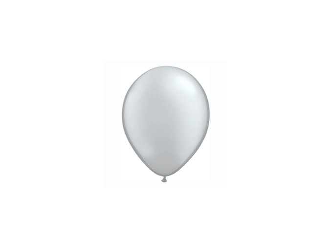 Latexový balón ˝16˝ Metallic Silver 1ks v balení