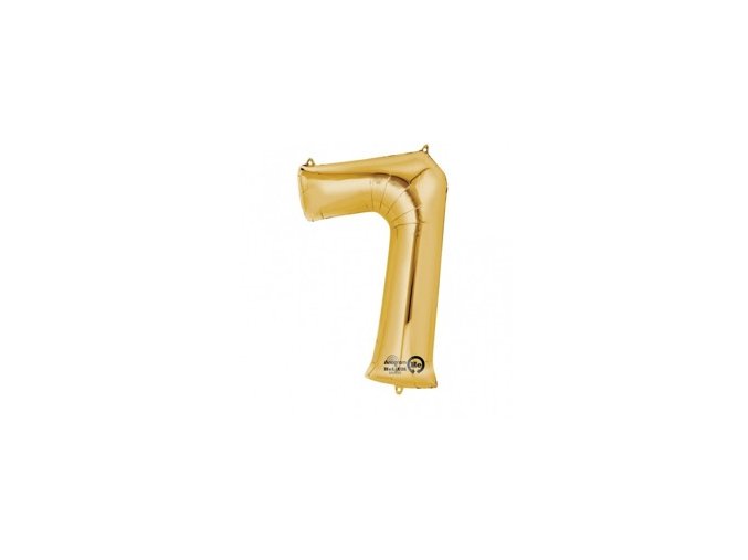 pol pm Balon foliowy cyfra 7 zlota 22 x 35 cm 21587 1