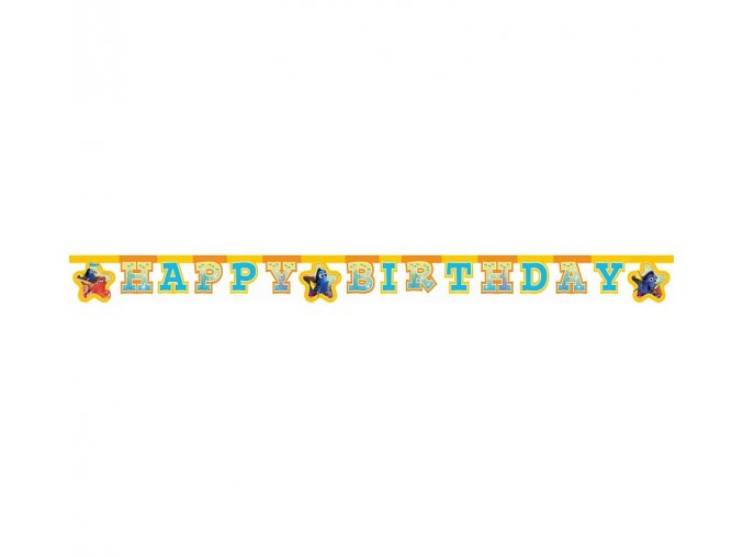 Banner Happy Birthday Nemo a Dory 2m