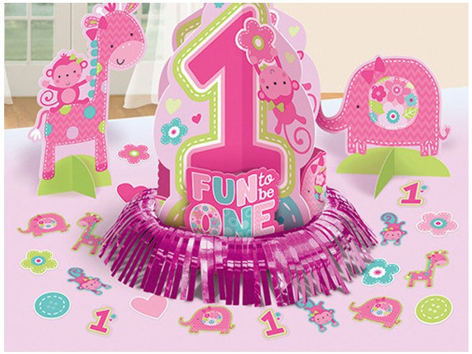 Dekorácia 1st Birthday Fun o be One 23ks v balení