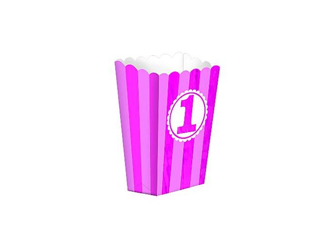 Girls 1st Birthday Popcorn Box 1STAGPOP