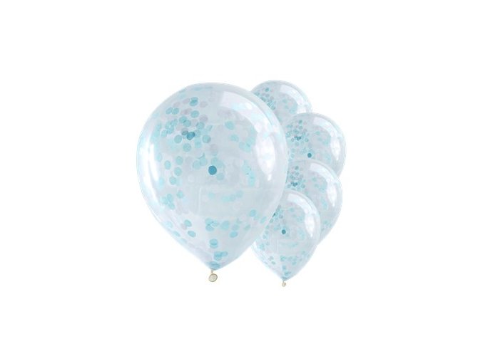 pick n mix blue confetti balloons PMIXBALL9 v1
