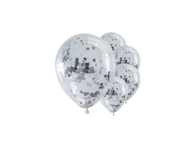 pick n mix silver confetti balloons PMIXBALL7 v1