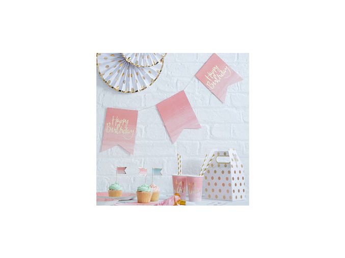 Pick Mix Ombre Flag Bunting PMIXBUNT1