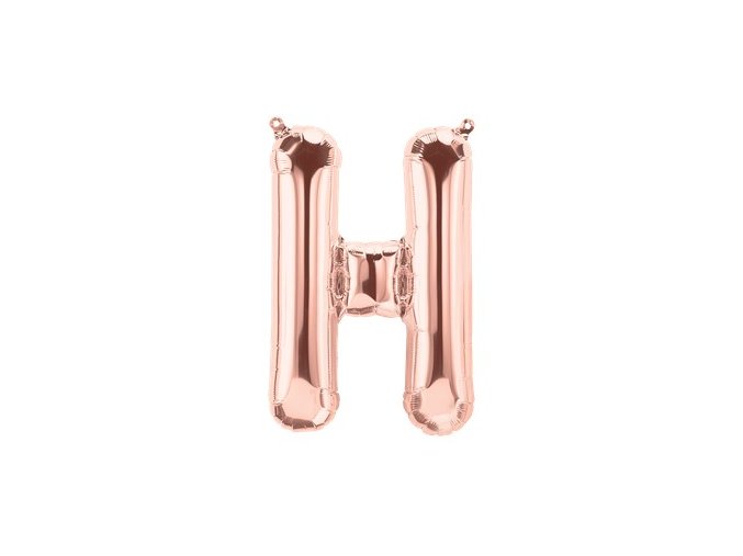 Rose Gold Letter H Balloon FOIL2733 v1