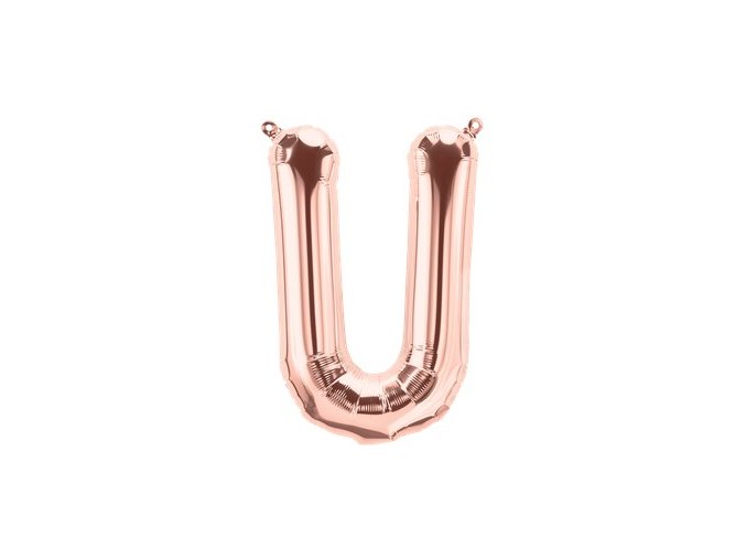 Rose Gold Letter U Balloon FOIL2746 v1