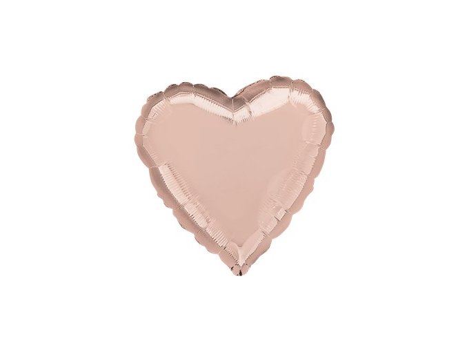 rose gold heart balloon FOIL2697 v1