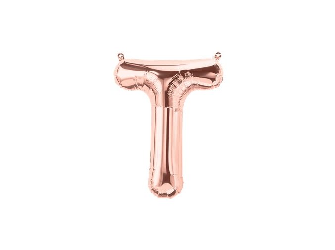 Rose Gold Letter T Balloon FOIL2745 v1