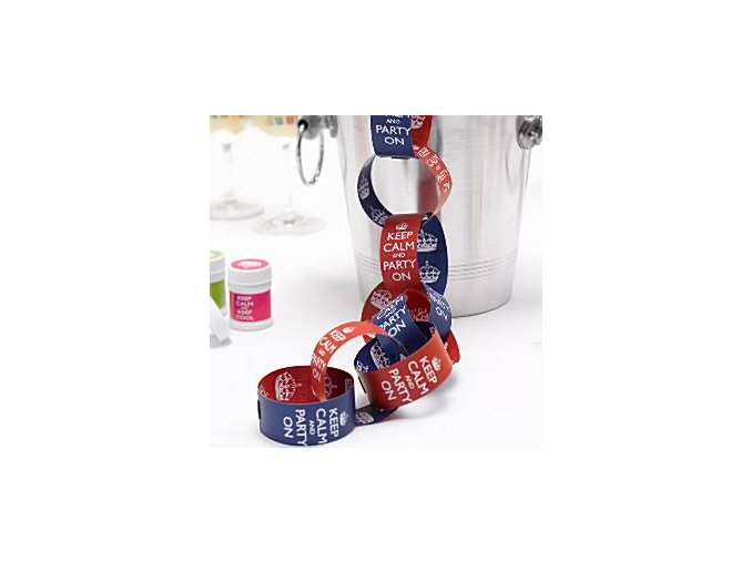 keep calm paper chains pink pur keepchai