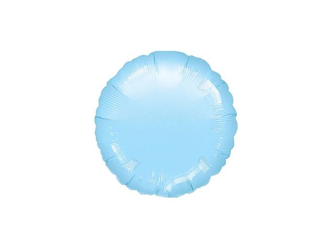 18 inch pastel blue round foil balloon FOIL302