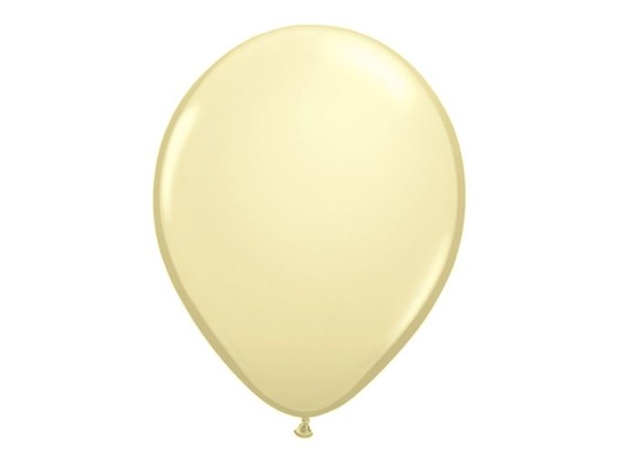 ivory silk latex balloon 11 inch 28 cm qualatex 43751
