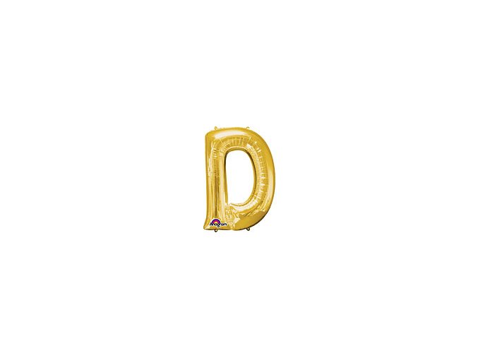 Gold Letter D Balloon Foil FOIL2371 th2