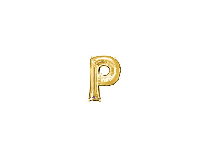 Gold Letter P Balloon Foil FOIL2383 th2