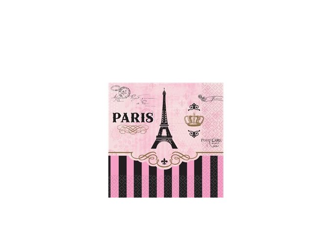 A Day in Paris Beverage Napkin DIPABEV v1