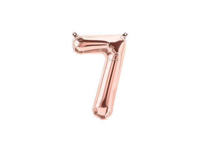 Rose Gold Letter 7 FOIL2837 v1