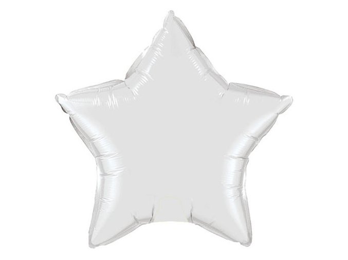 eng pl White Star Foil Balloon 47 cm 1 pc 5823 2