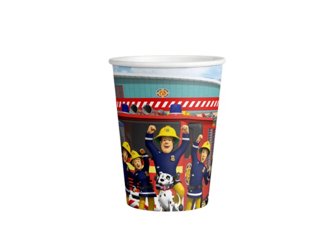 eng pl Fireman Sam paper Cups 250 ml 8 pcs 65131 2