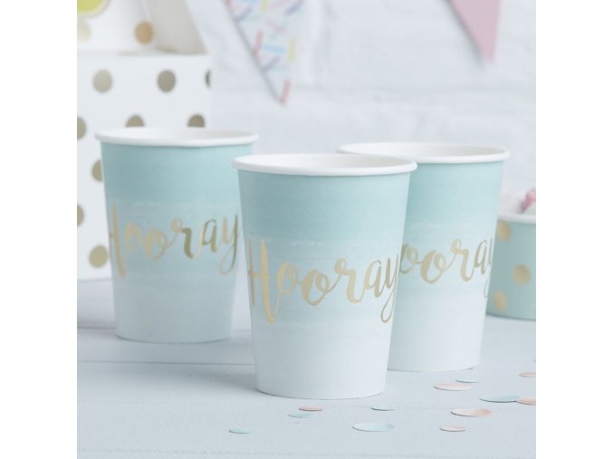 pm 225 gold hooray paper cups min