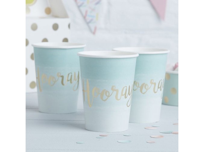 pm 225 gold hooray paper cups min