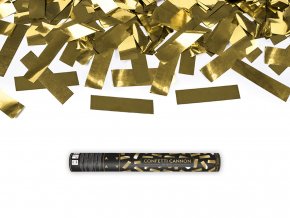 eng pl Gold metallic confetti cannon 40 cm 1 pc 7965 1