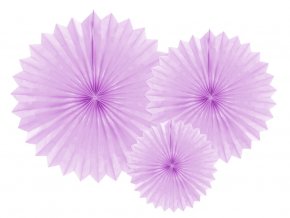 eng pl Decorative rosettes lavender 3 pcs 33306 1