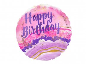 eng pl Standard Happy Birthday Foil Balloon 47531 2