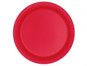 eng pl Ruby Red Paper Plates 23 cm 8 pcs 25319 2