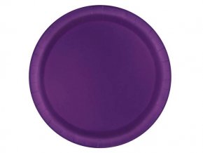 eng pl Deep Purple Paper Plates 18 cm 8 pcs 25402 2