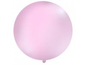 Jumbo balón latexový Pearl Pink 1m