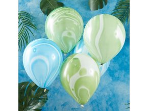 rr 319 blue green marble balloons