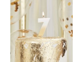 mix 223 gold ombre number 7 candle min 1